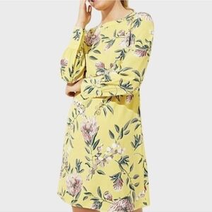 NEW LOFT PLUS SIZE 14 FLORAL DRESS SPRING SUMMER VACATION EASTER NWT